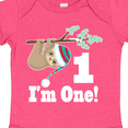thumbnail image 4 of Inktastic First Birthday Sloth 1 Year Old Boys or Girls Baby Bodysuit, 4 of 5