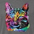 thumbnail image 2 of Cute Cat | Dean Russo Art Animal Lover Mens Premium Tri Blend T-Shirt, Dark Heather, Medium, 2 of 6
