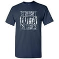 thumbnail image 2 of UGP Campus Apparel Straight Outta Los Angeles - LA Football Pride T Shirt - 3X-Large - Navy w/White Print, 2 of 6