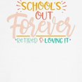 thumbnail image 3 of CafePress - School's Out Forever, Retired Teac Baseball Jersey - Kids Cotton Baseball Jersey, 3/4 Sleeve Shirt, 3 of 4