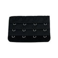 thumbnail image 1 of pitrice Extension Strap Bra Extenders Buckle 4 Hook Breathable Practical Accessories Adjustable Replacement 3 Rows Underwear black, 1 of 5