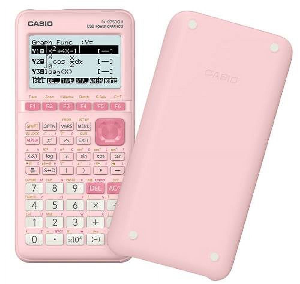Casio FX-9750Glll-PK Graphing Calculator, Natural Textbook Display, Pink - image 4 of 4