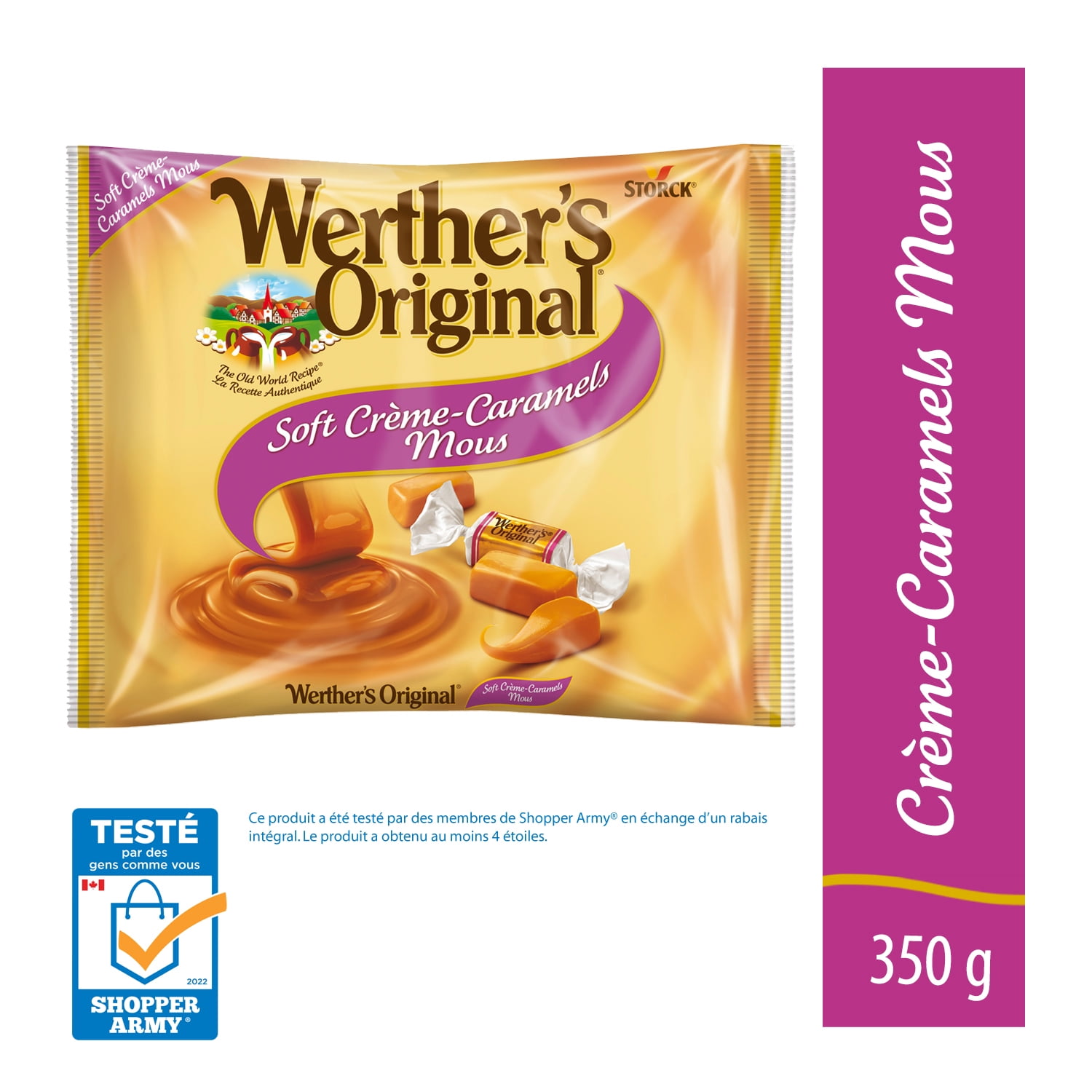 Werther's Original Soft Crème Caramel Candy, 350g
