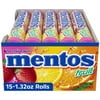 Mentos Fruit Rolls, 1.32 Oz., 15 Count