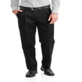 thumbnail image 1 of JUNWELL Men‘s and Big Men‘s Wrinkle Resistant Pleated Twill Pants, 1 of 3