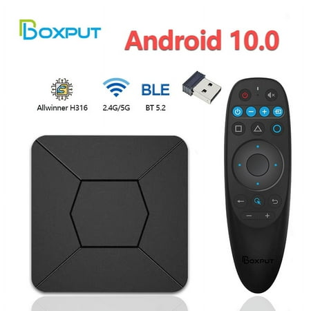 BOXPUT iATV Q5 Android Box for Smart TV 4K TV Box Allwinner H313 Android 10 TV Box with BPR2S Plus Remote