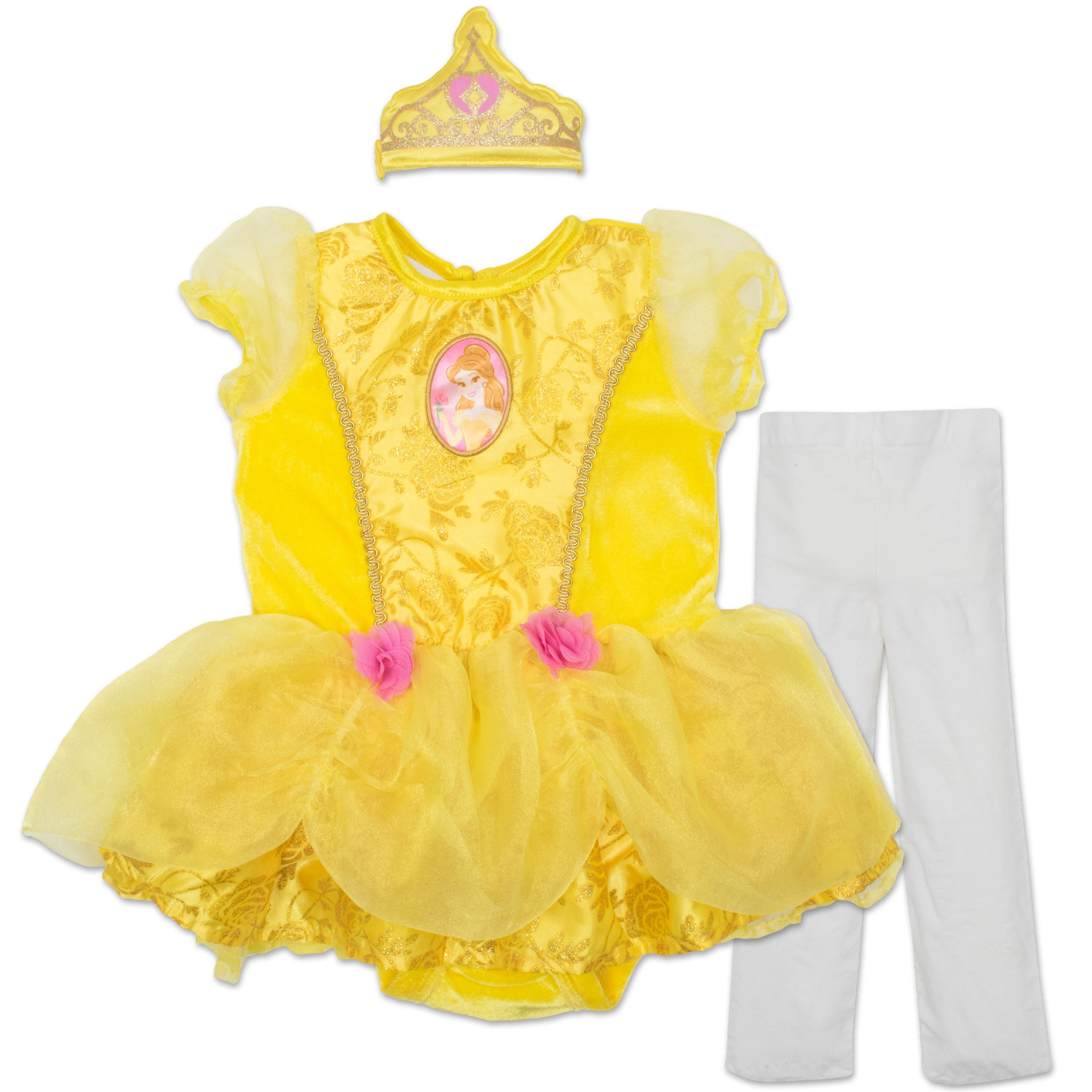 Snow White The Little Mermaid Belle Baby Kid Girl Dress for Halloween Costume 