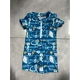 thumbnail image 2 of Cartoon Marine Life Print Short Sleeve Swimsuits Front Zipper Bathing Suits Toddler Boys Rash Guard Swimwear, 2 of 9
