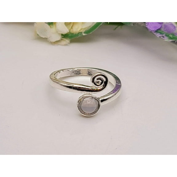 Gorgeous Opal Opalite Resizable ring Perfect Gift For her Cute Adjustable