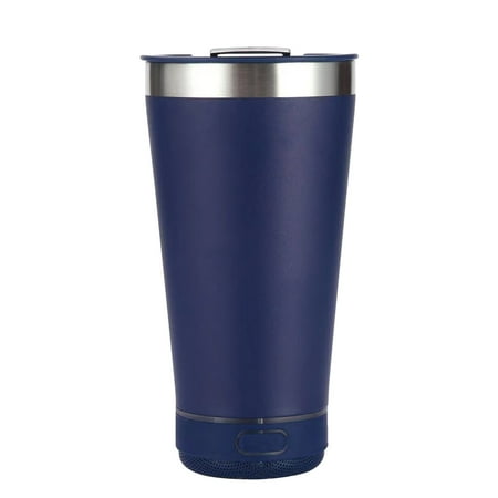 

LongHanMao Clearance Bluetooth Sound Beer Cup 304 Stainless Steel Vacuum Double-layer Portable Insulated Cup Bluetooth Audio Beer Mug With Bottle Opener F