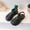 d-89Black28, variant on MEZZALL Summer Children Girls Closed Toe Soft Soled Adjustable Buckle Princess Shoes Sandals Roman Shoes Daily Fashion Leisure Kids Everyday Solid Color Toddler Footwear