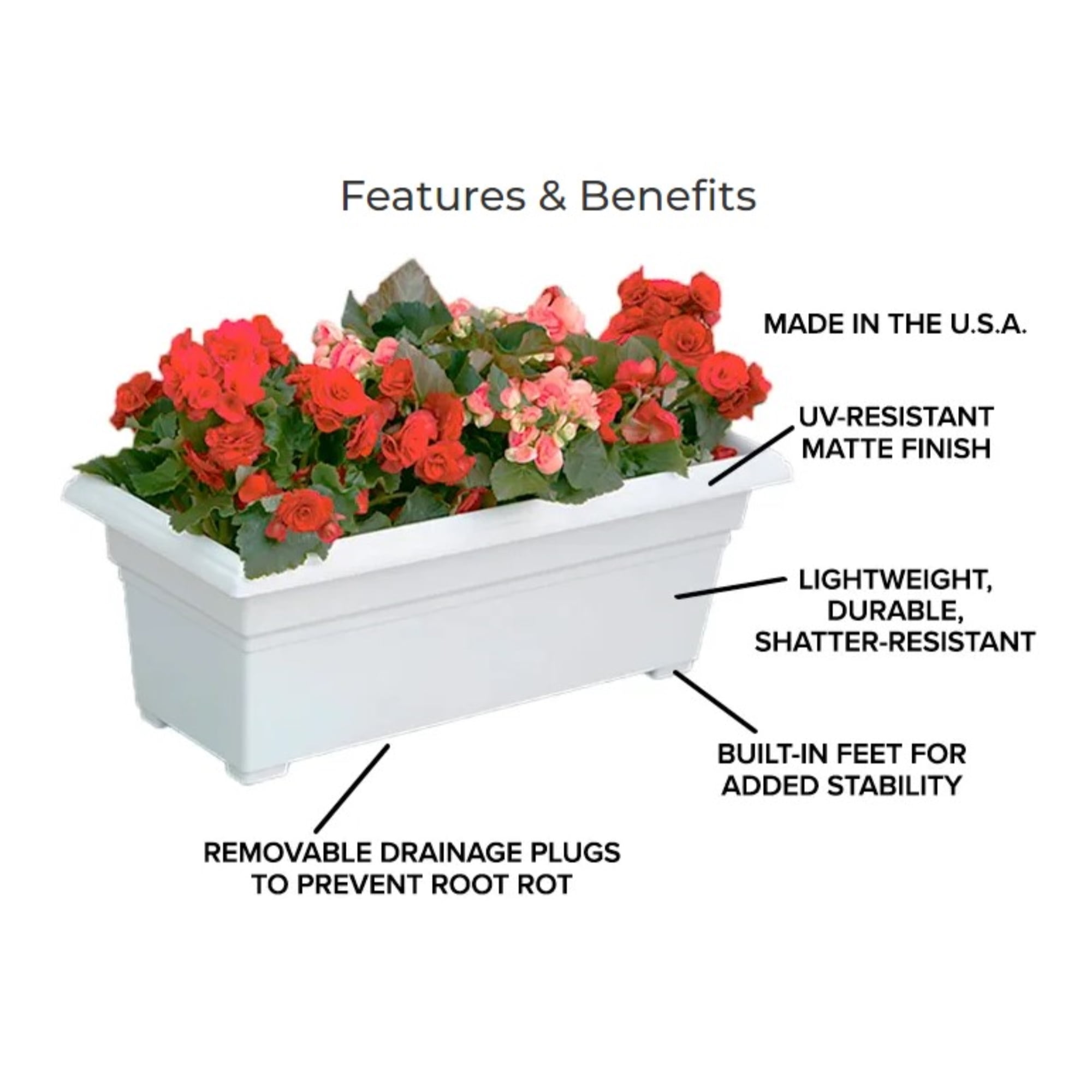 Root & Vessel Countryside Patio Planter, Terra, 27"