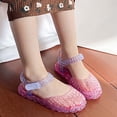 thumbnail image 5 of DuoJiaJ Girls Summer Fashion Jelly Sandals Open Toe Soft Sole Beach Shoes With Breathe Holes For Outdoor Play Kids Sandals Girls Size 10.5, 5 of 5