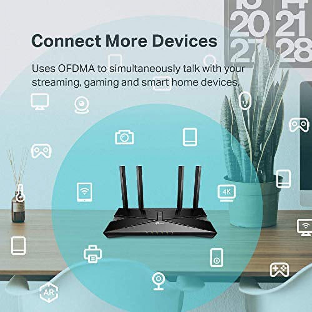 Restored TP-Link Wifi 6 AX1500 Smart WiFi Router (Archer AX10) 802.11ax Router, Dual Band AX Router,Beamforming,OFDMA, MU-MIMO, Parental Controls, Works with Alexa (Refurbished)