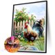 thumbnail image 2 of Cuadros Decorativos 5D Wdftyju Bricolaje Taladro Redondo Completo Diamante Pintura Gallo Kit Decoración del Hogar Arte Artesanía, 2 of 9