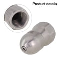 thumbnail image 2 of Mosiee 1/2 Internal Thread Front 1 Rear 6 Holes High Pressure Cleaning Machine Nozzle, 2 of 8