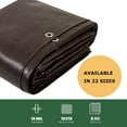 thumbnail image 5 of Autoez 12'x 30' Heavy Duty Tarp 16mil Extra Thick Multipurpose Protective Cover All Weather Proof, 5 of 9