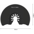 thumbnail image 2 of Reusable Storage Case Oscillating Multitool Accessory Kit, Semi Circular Oscillating Saw Blades for Cutting Wood Plastic Soft Metal, 2 of 5