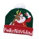 thumbnail image 3 of Gorro de Navidad para Mujer y hombre Yinane Con Luces LED verde, 3 of 5