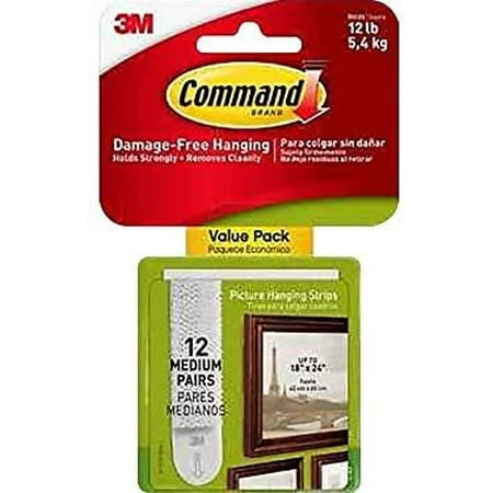

Command 2363829 Medium Picture Hanging Strip 12/Pack 17204-12ES