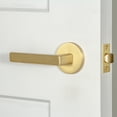 thumbnail image 4 of Viaggio Clolus_Psg_238_Rh Circolo Right Handed Solid Brass Passage Door Lever Set - Chrome, 4 of 7