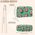 thumbnail image 4 of FORMRS Women Crossbody Purse with Chain Strap Vegan Leather Shoulder Handbag, Brown American Footballs, 4 of 7