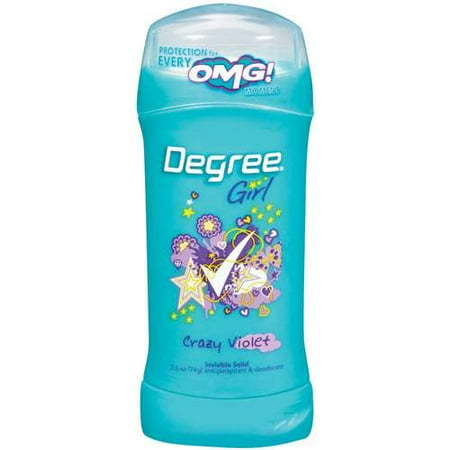 Degree: Crazy Violet/Invisible Solid Anti-Perspirant & Deodorant Degree Girl, 2.60 oz