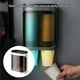 thumbnail image 5 of Dispensador de vasos de papel Portavasos de plástico montado en la pared Estante de almacenamiento de botellas de papel, tubo doble, verde Almacenamiento y organización del hogar Blanco 2 barriles Billuyoard HA003570-01, 5 of 6
