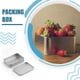 thumbnail image 4 of Almacenamiento de tarjetas de juego de lata de Metal Yuarrent Caja transparente Organizador Plata 107*73*25mm, 4 of 6