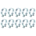 thumbnail image 1 of Unique Bargains 10Pack Mini Fuel Line Pipe Hose Clamp Clip, Adjustable 30-32mm, Zinc Plated, 1 of 5