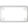 Cruiser Accessories Elite Motorcycle License Plate Frame, Stainless Steel