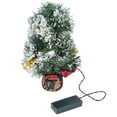 thumbnail image 1 of Household Desktop Mini Christmas Tree With Light Ornaments 30cm Christmas Party Decorative AccessoriesGold Tree, 1 of 11
