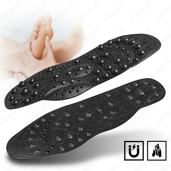 Magnetic Therapy Massage Insoles For Shoes Foot Acupressure Enhanced Magnetic Insoles Point Therapy Feet Body Detox Inserts Pads