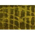 thumbnail image 1 of Ahgly Company Indoor Rectangle Abstract Yellow Modern Area Rugs, 2' x 5', 1 of 4