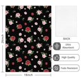 thumbnail image 2 of 2 Pcs Pioneer Flower Floral Print Pattern Kitchen Towels, Funny Microfiber Dish Towel Set, 18" X 26" Tea Towels, 2 of 6