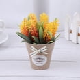 thumbnail image 1 of Artificial Plant Decorative Flowers Fake Flowers Mini Potted Bonsai Green Plant, 1 of 7