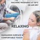 thumbnail image 5 of Square Non Slip Bath Mat with Suction Cups - Durable and Stylish - Modern Design - Quality Suction Cups - Machine Washable and Latex Free(Blue), 5 of 5