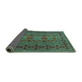 thumbnail image 2 of Ahgly Company Indoor Rectangle Persian Turquoise Blue Traditional Area Rugs, 2' x 3', 2 of 4