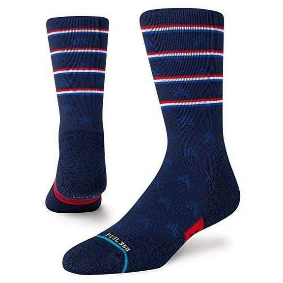 Stance Unisex Independence Crew Athletic Socks Navy - A558A21IND Navy