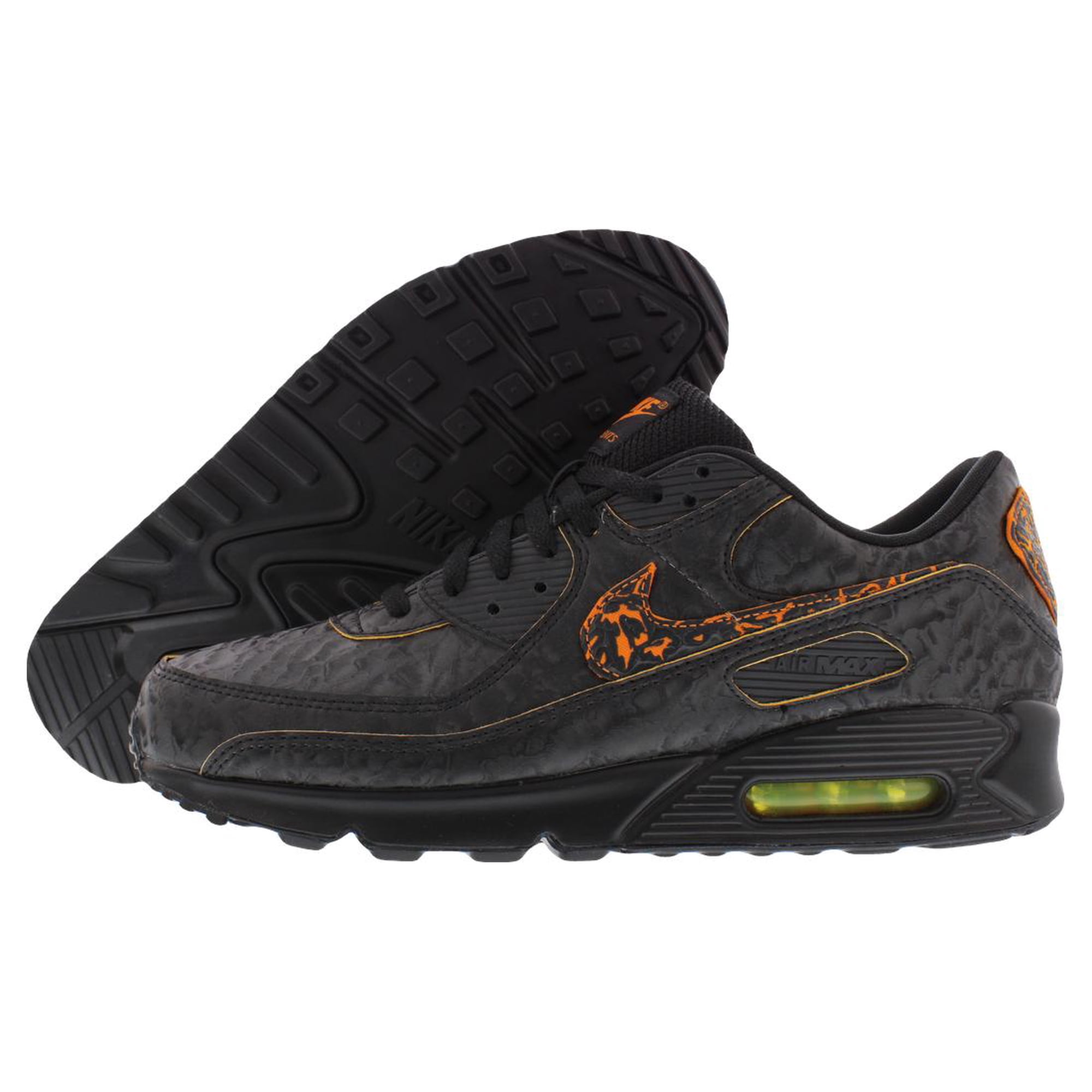Nike Air Max 90 QS Unisex Shoes Size 8.5, Color: Black/Black/Magma Orange