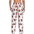 thumbnail image 3 of Picia Cute Cat And Christmas Gift Mens Soft Woven Cotton Elastic Waistband Sleep Pajama Pant Lounge Sleep Pant With Pockets And Drawstring-Small, 3 of 9
