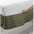 thumbnail image 2 of Doodle Bed Skirt, Variety of Social MediDevices Drawnbstract Manner Computer Photos Smartphone, Elastic Bedskirt Dust Ruffle Wrap Around for Bedding Decor, 4 Sizes, Multicolor, by Ambesonne, 2 of 2