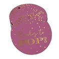 thumbnail image 1 of Inkdotpot Real Gold Foil Ready To Pop Baby Shower Tags Favor Hang Paper Tags 50 Pieces, 1 of 6