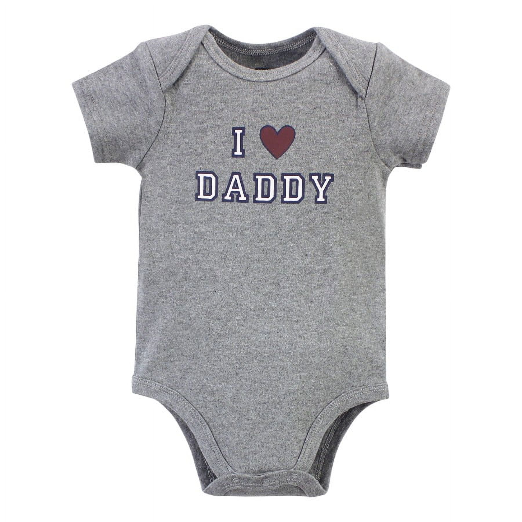 Hudson Baby Short Sleeve Bodysuits, 5-Pack, Newborn- 24 Months