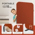 thumbnail image 6 of DECOLAB Freestanding Room Screen Partition, Portable Wall Dividers for Home, Education, Office, 29"x65", Sunrise, 6 of 8