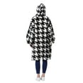 thumbnail image 5 of Catalonia Houndstooth Oversized Blanket Hoodie Sweatshirt,Giant Flush Pullover with Large Front Pocket,Super Soft Warm Comfortable for Adults Men Women Teenagers Kids Wife Girlfriend, 5 of 5