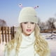 thumbnail image 1 of Cute And Funny Knitted Wool Hat, Eyes And Antennas Fresh And Sweet For Going Out On The Street, 1 of 4