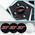 thumbnail image 3 of 4Pcs 56mm Car Styling ST Logo Emblem Wheel Center Hub Cap Rim Hub Dustproof Cover Sticker For Ford ST Fiesta Mustang Shelby GT A, 3 of 6