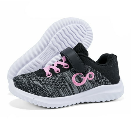 

Toddler Boys Girls Sneakers Kids Lightweight Breathable Strap Athletic Running Shoes for Little Kids