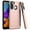 Rose Gold, variant on GSA Brushed Case w/Edge Design for Samsung Galaxy A21 - Black